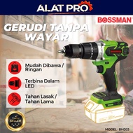 BOSSMAN 20V CORDLESS BRUSHLESS HAMMER DRILL STEEL CHUCK HEAD - WITH BATTERY & CHARGER BHD33 - Gerudi