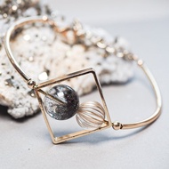 一石一宇宙   綠幽靈   微觀礦物   菱格  手鐲