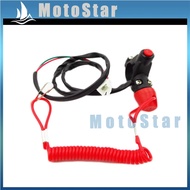Off  Tether Safety Stop Kill Switch Push Button For 2 Stroke Mini Moto Dirt ATV Quad 4 Wheeler Minim
