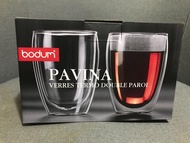 Bodum Pavina 350ml雙層咖啡杯/茶杯2隻 可入微波爐/焗爐/洗碗碟機/雪櫃 Doubled Wall Coffee/Tea Cups 2-Pack Set