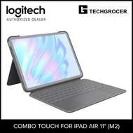 Logitech Combo Touch Backlit Keyboard Case for Apple 11" iPad Air M2 (Graphite)