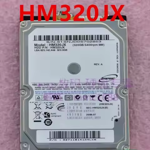 Almost New Original Mobile Hard Disk 320GB 120GB 2.5" HDD For HM320JX HM121HJ Work Like New