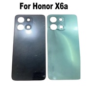 For Huawei Honor X6a Back Battery Cover Housing Door Rear Chassis Mobile Phone Back Parts Replacement