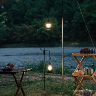 Outdoor Iron Art Hanging Lamp Stand Camping Lamp Stand Picnic Lamp Pole Bracket Storage Rack Hanging