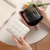 [in stock] Fashionable, high-end, compact, multi-card slot women's large-capacity simple anti-theft 