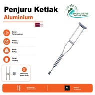 Mobility 786 Penjuru Ketiak Aluminium (XS, S, M, L) Aluminium Axilla Crutches Rangka Aluminium Ringa
