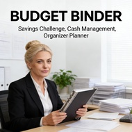 5k Budget Book Binder Binder Budget Book With Cash Envelopes Planner Savings Challenge Savings 2.5 1