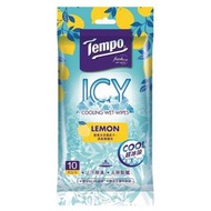 (檸檬味) Tempo ICY 激爽冰涼濕紙巾 (99%殺菌) x 1包 (超冰涼 / 止汗除臭 / 去除黏膩)