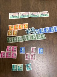 英女皇郵票同香港大球場郵票