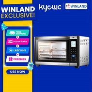 Kyowa by Winland 45Liters Digital Electric Oven with Rotisserie & Stainless Steel Body KW-3362