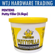 KTH Wall Putty Filler Filling Cracks & Holes- White ( 500gm) / Gap Dempul Dinding Batu Plaster Parti