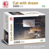 [Ready Stock现货] 1000PCS High Quality Jigsaw Puzzle 70x50cm 1.8 to 2mm Thickness Unique Non-Repetitiv