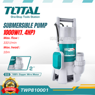 TOTAL TWP810001 1.4HP 1000W Submersible Sewage Water Pump 2"