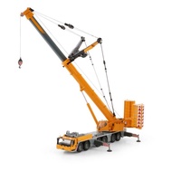 WSI 74-1001 Liberhale LTM1400 Alloy Static Crane Crane Model 1/87 Non-Remote Control
