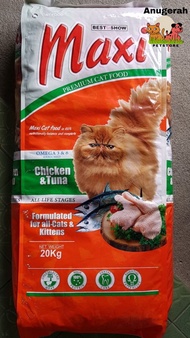 MAKANAN KUCING/UNTUK KUCING ANGGORA PERSIA/MAXI/MAXI TUNA 20 KG