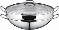 WMF Macao Wok Set, 4-piece, Silver