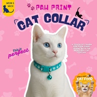 CAT COLLAR | RANTAI KUCING  | CAT COLLAR ADJUSTABLE | PET COLLAR | PAW PRINT CAT COLLAR