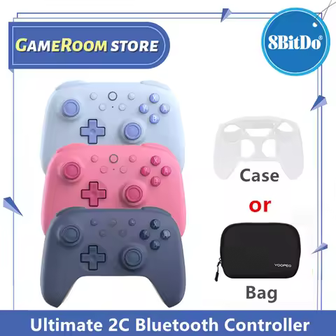 8BitDo Ultimate 2C Bluetooth Controller for Switch 2 Wireless Gamepad with Hall Effect Joystock for