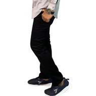 Eljes Celana Panjang Pria Chinos Standar Slim Celana Panjang Pria Chino