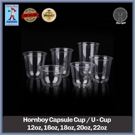 [TeoHin] Capsule Cup, U-Cup, U cup, Dome Lid, Half Dome lid, PP cup, Bubble Tea Boba Cup, 12oz, 16oz