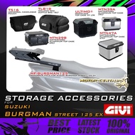 GIVI SUZUKI BURGMAN 125 MF FOLDING MONORACK FOLD & ULTIMO U37A/U37N MONOLOCK TOP CASE
