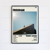 Daniel Caesar Freudian Tracklist Hip Hop Music Album Cover Poster Prints Wall Art Painting Picture P