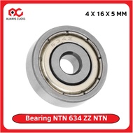 Bearing 634 ZZ NTN Japan Bering Double Sided Iron Cover Klaher Laker Bearing