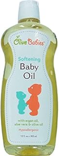 Olive Babies Softening Baby Oil, 12 fl.oz