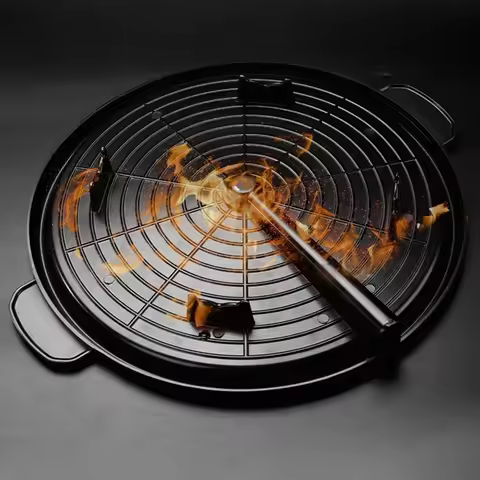 3 Shape 32cm Korean Maifan Stone Grill Pan Non-stick Portable Household Outdoor BBQ Plate Smokeless