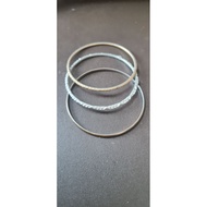 3-Piece Fashion Enamel Metal Bracelet Size 6.5cm