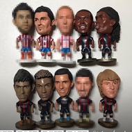 Kodoto Soccerwe Football Figure Toy 7cm Villa Etoo Ronaldinho Neymar Sanchez Halidaovic