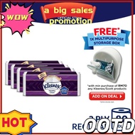 ❧Kleenex Ultra Soft Toilet Tissue 3 ply (20 Rolls x 4) Healthy Clean - Strong  Absorbent Bath Tissue Paper Toilet Roll❉