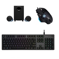 LOGITECH G512 KEYBOARD (TACTILE) + LOGITECH G560 SPEAKER + LOGITECH G502 HERO
