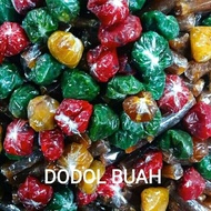 Jajanan kekinian hits murah jadul tradisional warna warni buah buahan 1 KG DODOL GARUT ASLI DODOL WA