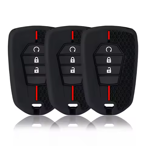 3 Buttons for ISUZU Dmax D-max Mux 2021 2022+ D-max MU-X 3.0 Mux Silicone Car Key Cover Remote Contr