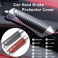 Universal Proton Car Hand Brake Cover Carbon Fiber Style Car Handbrake Sleeve Decor Protector Cover 