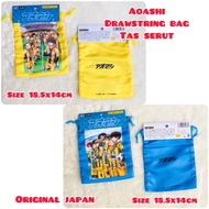 tas serut drawstring bag aoashi serial anime soccer original japan