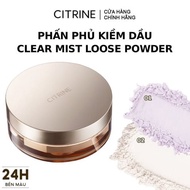 Citrine Phấn Phủ Dạng Bột Citrine Kiềm Dầu, Làm Đều Màu Da Clear Mist Loose Powder 10g