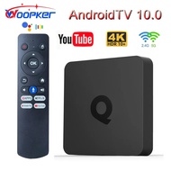 Woopker ATV Q1 Smart TV Box  Android 10 Allwinner H313 2GB 16GB Support Google Voice Dual 2G 8G Wifi BT 4K AndroidTV Set Top Box TV Receivers