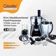 Giselle 10-In-1 Food Processor & Blender (1000W) | Meat Grinder | Chopper | Ice Crusher | KEA0225