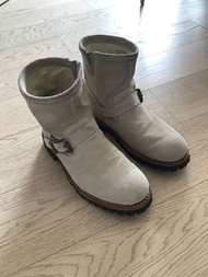 Luddite Engineer boots suede US7  not redwing wesco white’s