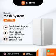 Xiaomi Mesh System AC1200 | 2.4GHz+5GHz Dual Band | 1200Mbps Wifi Speed | Gigabit Ethernet Ports | A