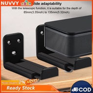 Soundbar Wall Mount Bracket Universal Holds Up To 44lbs for Most Soundbars