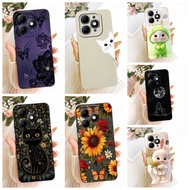 For itel A90 4G A6610L Case Cartoon Naughty Cat Silicone Back Cover For Itel a90 ITEL A90 Shockproof