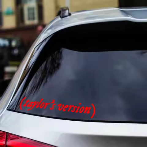 Car Stickers Taylors Version Decal for Motor Auto Trunk Van Window Tail Boat Applique Waterproof
