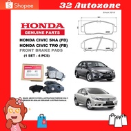 Original Honda Front Brake Pad for Honda Civic SNA (FD) / Civic TEA (FB)