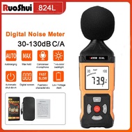 Decibel Meter,Digital Sound Level Meter Portable SPL Meter 30~130dB MAX Data Hold LCD Display Backli
