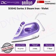 Braun TexStyle 3 SI3042VI - Steam Iron, 2350W, 160g/min - 45g/min turbo