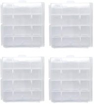 Battery Case AA/AAA Battery Holder Container Compact Portable Organizer Storage Case Insulative Plas