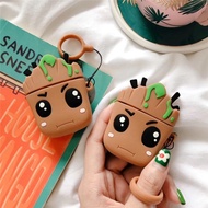 Airpods Case 1 2 3 PRO Groot Guardian Of The Galaxy Cartoon Soft Casin